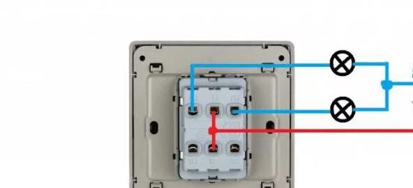 Подключение беспроводной двухклавишный выключатель Как подключить двойной выключатель на две лампочки? Схема подключения двухклавиш