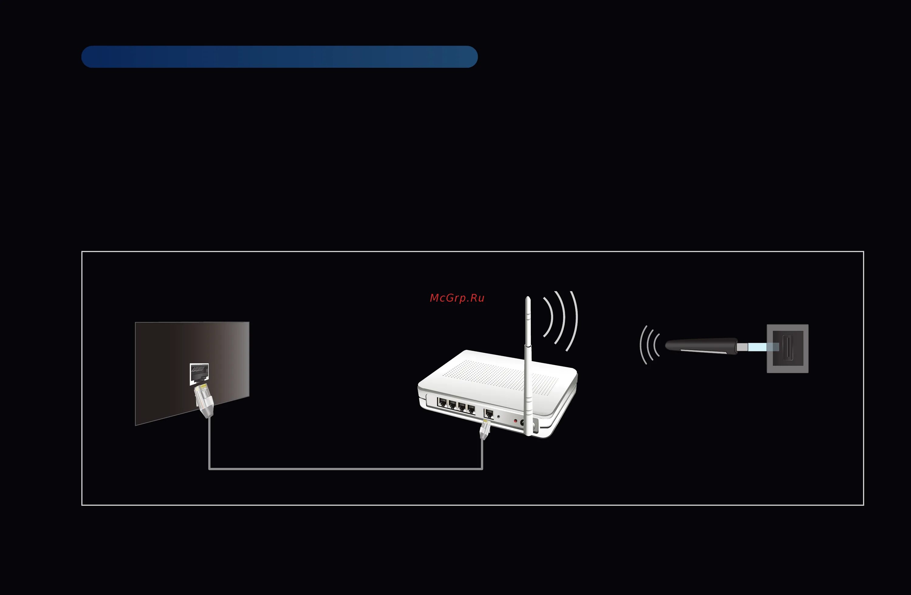 Подключение беспроводной игровой консоли к телевизору Samsung UE-40 D6530WS 120/340 Для беспроводного подключения телевизора к сети по