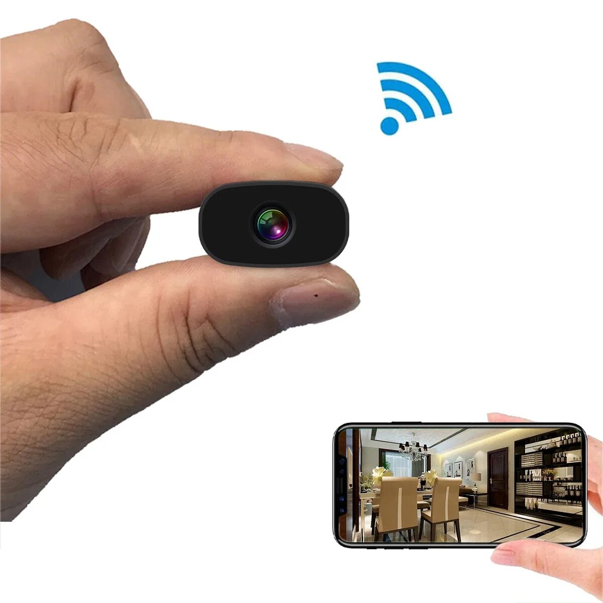 Подключение беспроводной мини камеры Mini Camera 1080p Hd Wireless Wifi Remote Monitor Camera Tiny Ip Camera Video Re