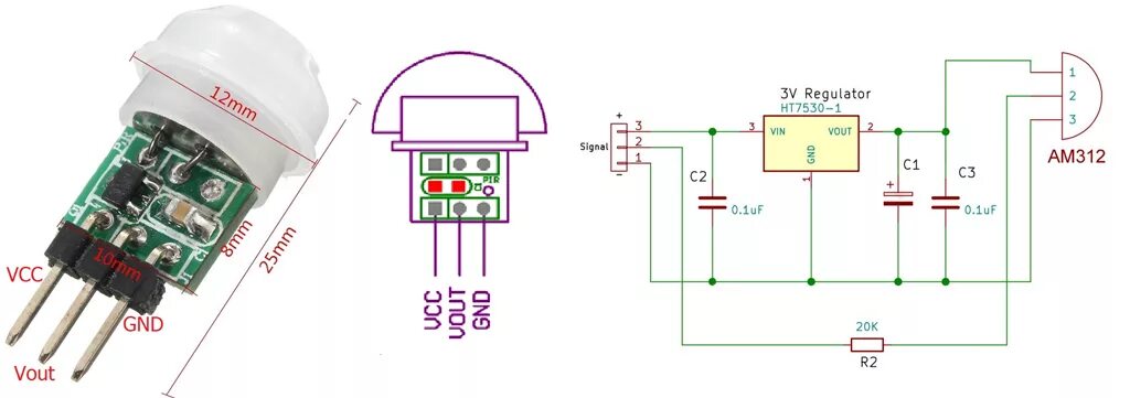 Подключение беспроводной wi fi датчик движения p01 pi 3 - Why is HC-SR501 PIR motion Sensor always on? - Raspberry Pi Stack Exchang