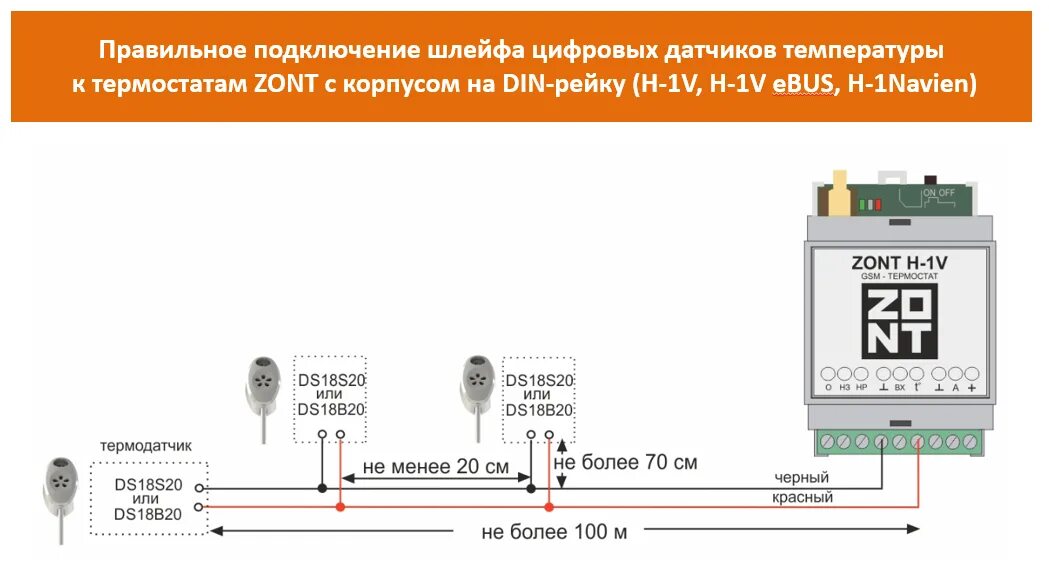 Подключение беспроводных датчиков температуры к зонту котла Подключение цифровых датчиков температуры - microline