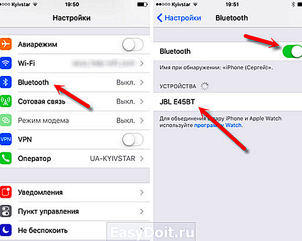 Подключение беспроводных наушников к телефону айфон Как подключить беспроводные Bluetooth наушники к iPhone или iPad - разбираемся в