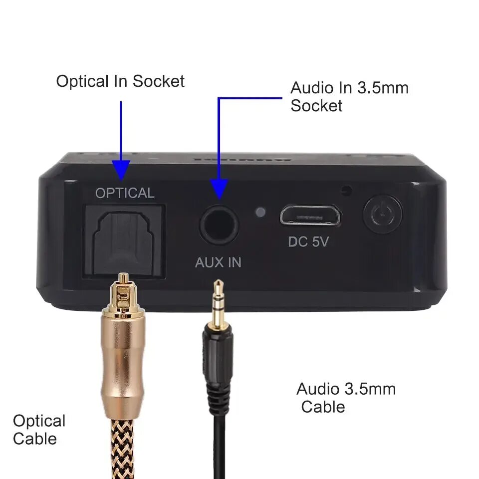 Подключение беспроводных наушников к телевизору через bluetooth Bluetooth-трансмиттер August MR270 с технологией aptX Low Latency с 3.5 мм, опти