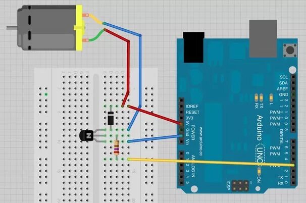 Подключение бесщеточного двигателя к ардуино Ответы Mail.ru: При подключении двигателя постоянного тока к ардуино по схеме, м