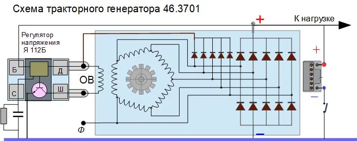 Подключение бесщеточного генератора Генератор мтз 80 схема зарядки подключения