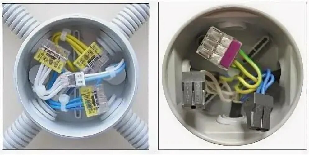 Подключение без распаечной коробки Подключение распред коробки. Соединение проводов в распределительной коробке - в
