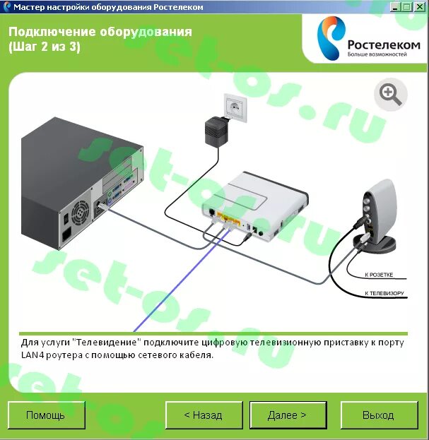 Подключение без роутера ростелеком sagemcom-fast-2804-fttb-wizard-013 Как настроить?