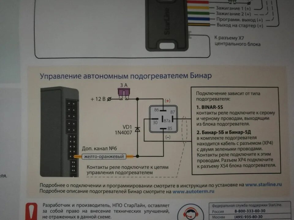 Подключение бинар 5s к сигнализации starline а93 Подключение webasto к starline A39 - Mitsubishi Pajero Sport (3G), 2,4 л, 2019 г