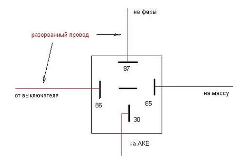 Подключение ближнего дальнего света через реле Опять ремонт 2! Решил проблему с габаритами - Ford Crown Victoria, 4,6 л, 1992 г