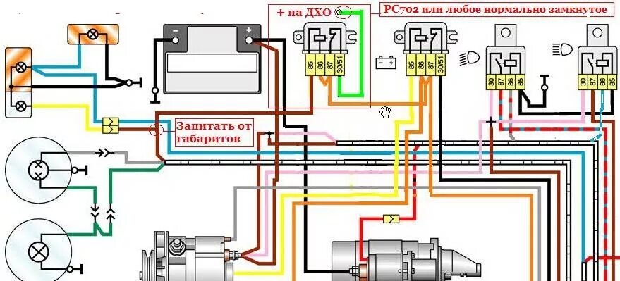 Подключение ближнего света ваз 2106 Автоматическое включение света на ДХО - DRIVE2