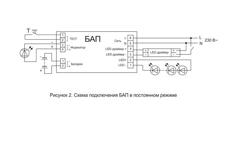 Подключение блока аварийного освещения IEK БАП 40. Описание. Краткий обзор.(09-04-2018)