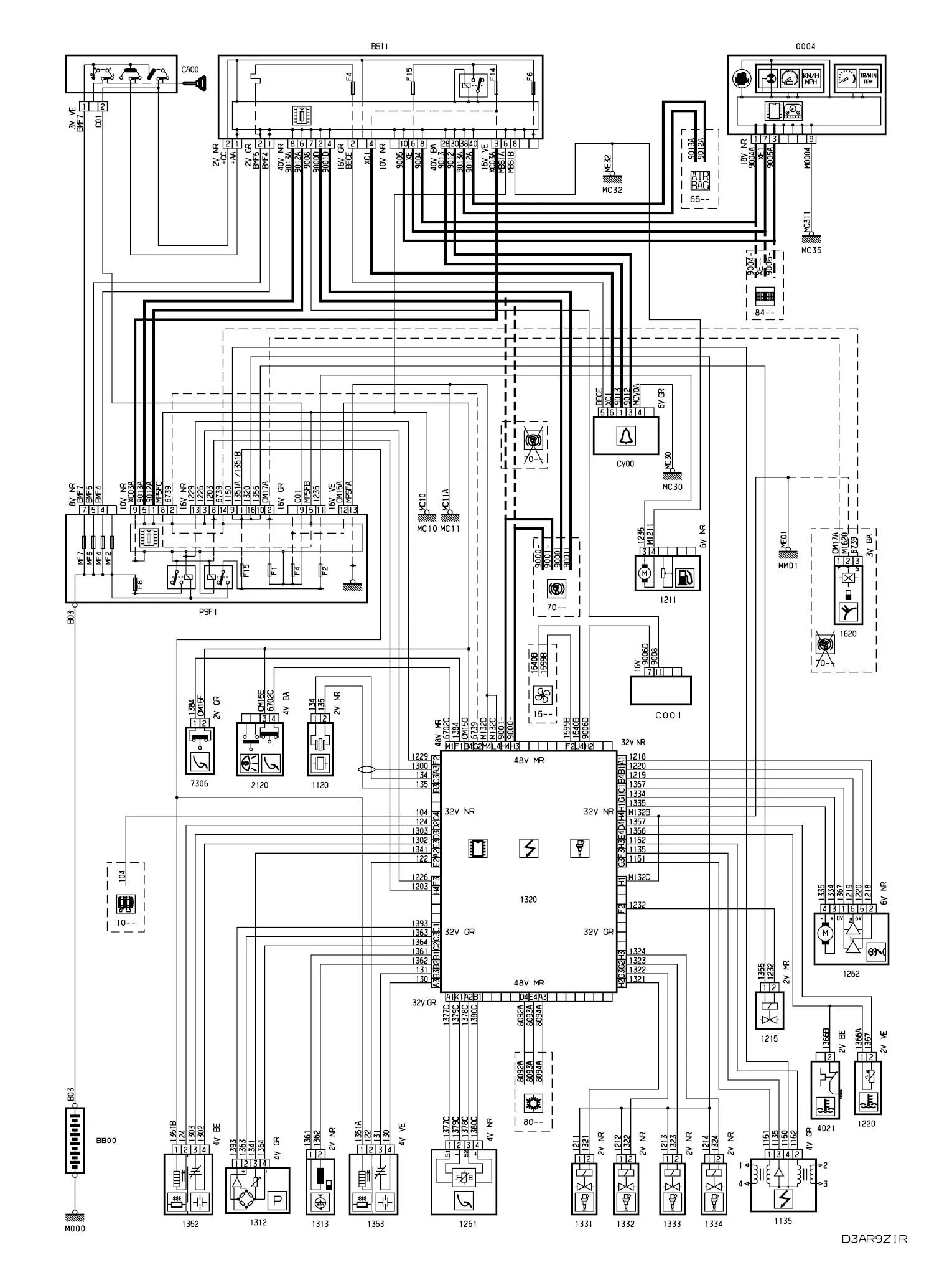 Подключение блока bsi ситроен с3 на столе Groupe PSA - Sagem S2000PM1