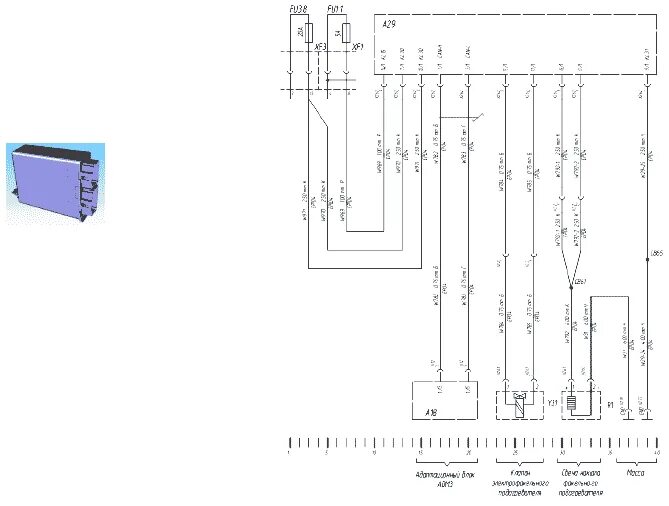 Подключение блока cbcu3 на столе Схема дворников камаз 5490