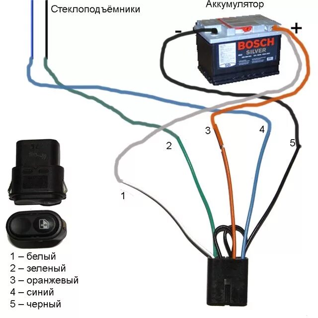 Подключение блока кнопок кнопочка - Москвич 2141, 1,5 л, 1994 года электроника DRIVE2