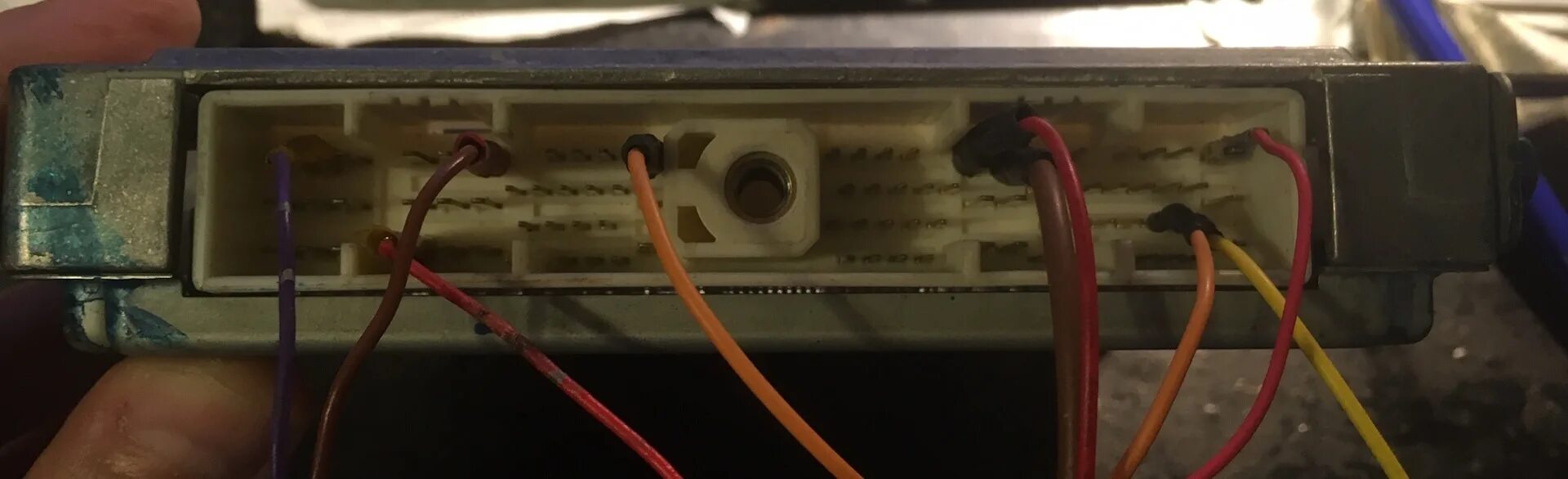 Подключение блока на столе Nissan Patrol Y61 engine ZD30DDTI, ecu ZEXEL 23710-VC616. Отключение иммобилайзе