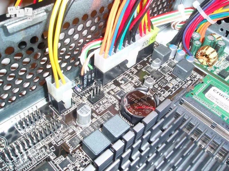 Подключение блока на столе Материнская плата как подключить провода от блока питания