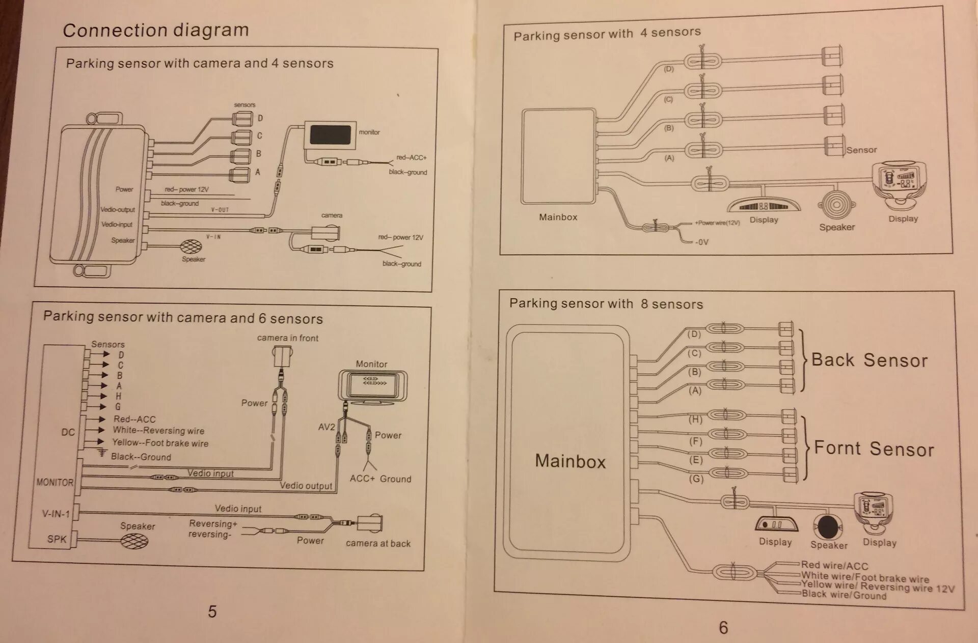 Подключение блока парктроников Установка парктроника на 8 датчиков - Mitsubishi Outlander (3G), 2 л, 2015 года 
