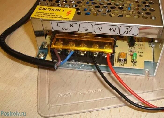 Подключение блока питания Ответы Mail.ru: Если прикрутить БП к гипсокартону у меня пожара не будет? (фото 