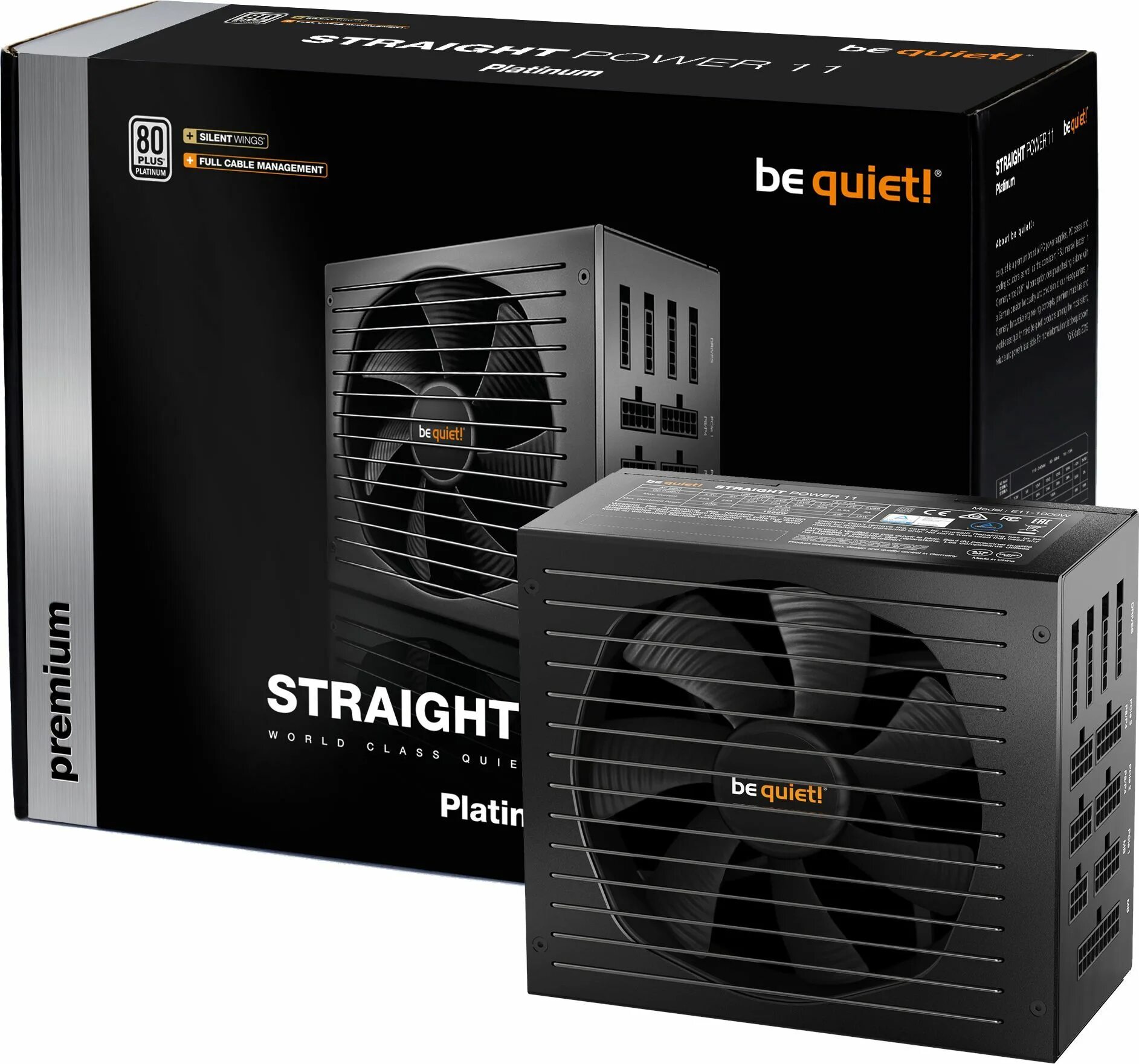 Подключение блока питания be quiet Блок питания be quiet! Straight Power 11 1200W (BN310) - купить в интернет-магаз