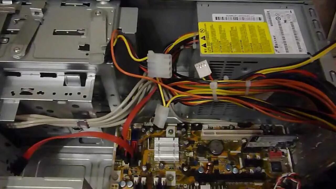 Подключение блока питания к ноутбуку How To Connect PC Power Supply - YouTube