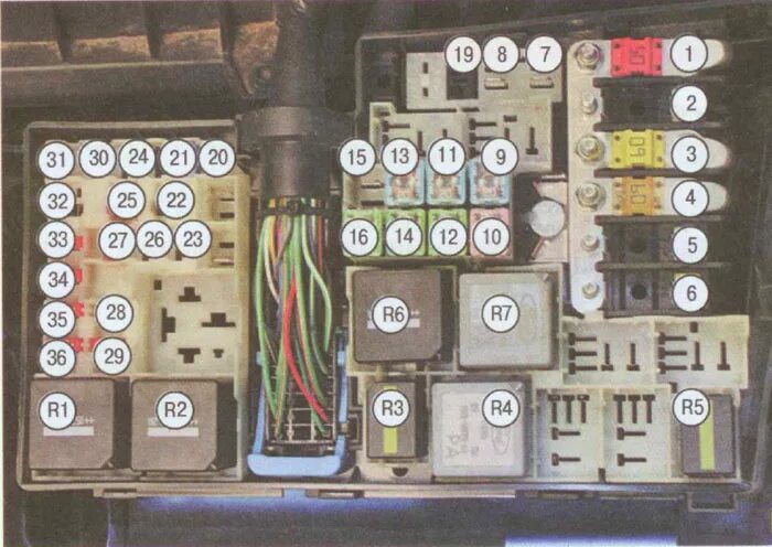 Подключение блока предохранителей форд фокус 2 Схема реле и предохранителей Форд Фокус 2 (Ford Focus 2) Самара