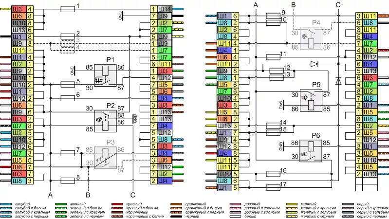 Подключение блока предохранителей ваз 2105 Монтажный блок на ВАЗ 2107 - DRIVE2