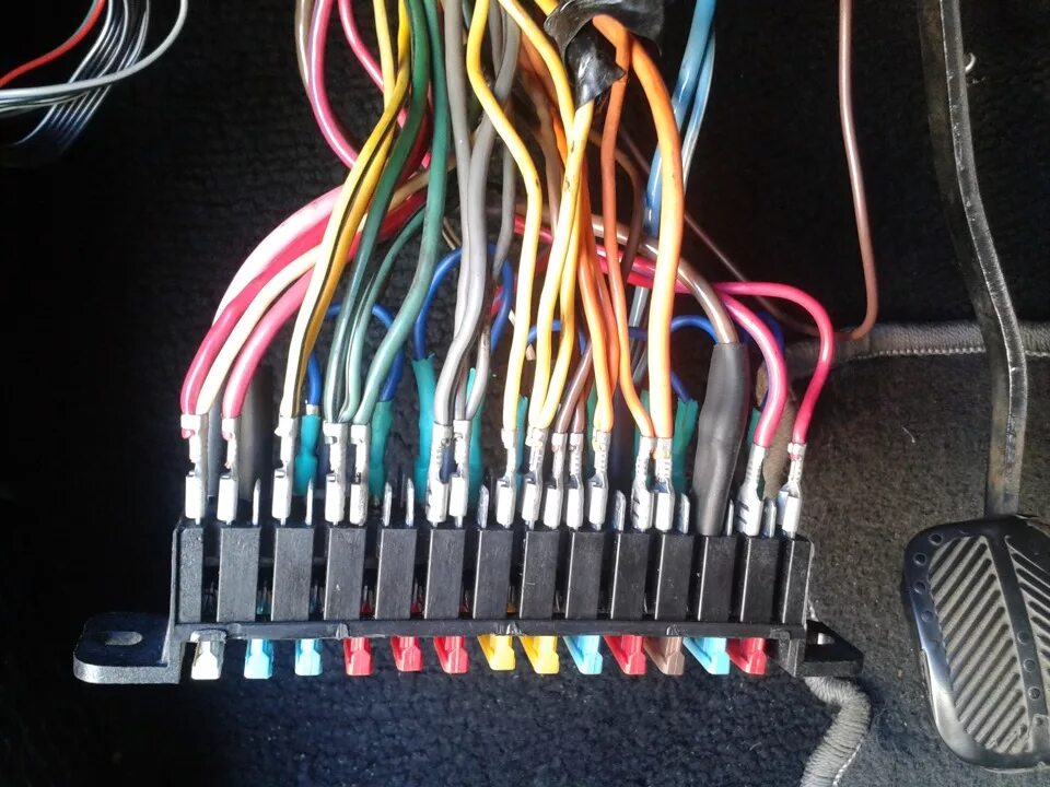 Подключение блока предохранителей ваз 2106 старого образца Евро блок предохранителей - Lada 21061, 1,8 л, 1988 года электроника DRIVE2