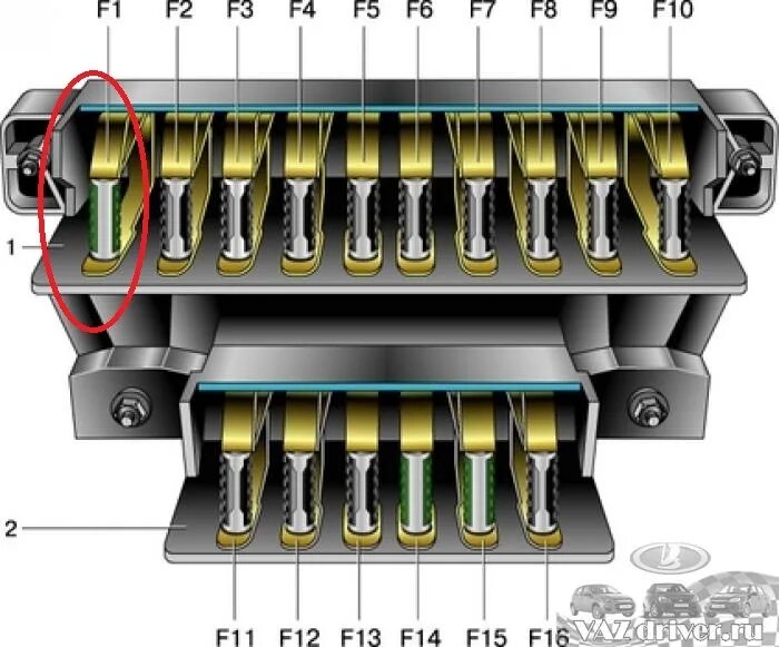 Подключение блока предохранителей ваз 2106 старого образца Замена предохранителя + покупка компрессора - Lada 2106, 1,6 л, 1995 года своими