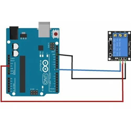 Подключение блока реле к ардуино Модуль 1 канального реле DC 5V - цена 100 ₽ с доставкой по Москве и МО