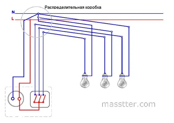 Подключение блока розетка двухклавишный выключатель Схема подключения выключателя с розеткой - планы подключения и инструкции - Все 