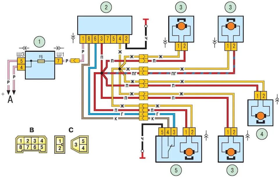 Подключение блока центрального замка нива Замена электропривода замка двери - Chevrolet Niva, 1,7 л, 2004 года плановое ТО