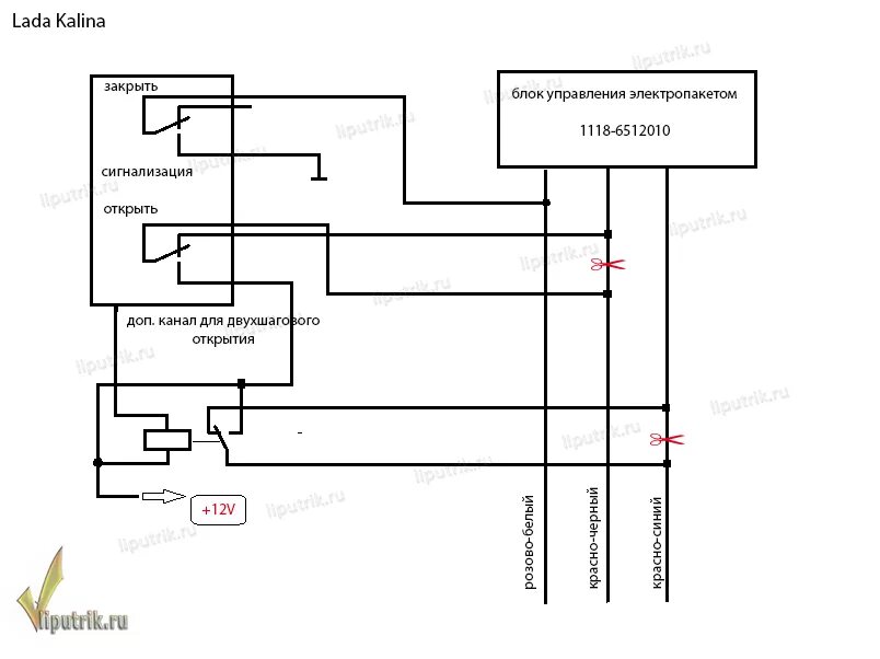 Подключение блока центрального замка нива liputrik.ru: Lada Kalina