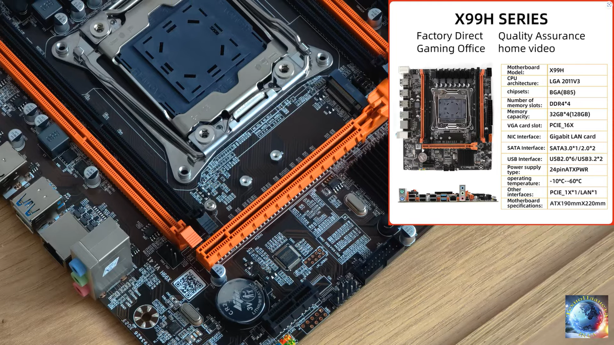 Подключение блока тирания материнской платы atermiter x99 X99H V1.41 - самая дешёвая матплата для современных процессоров Xeon. И её стоит