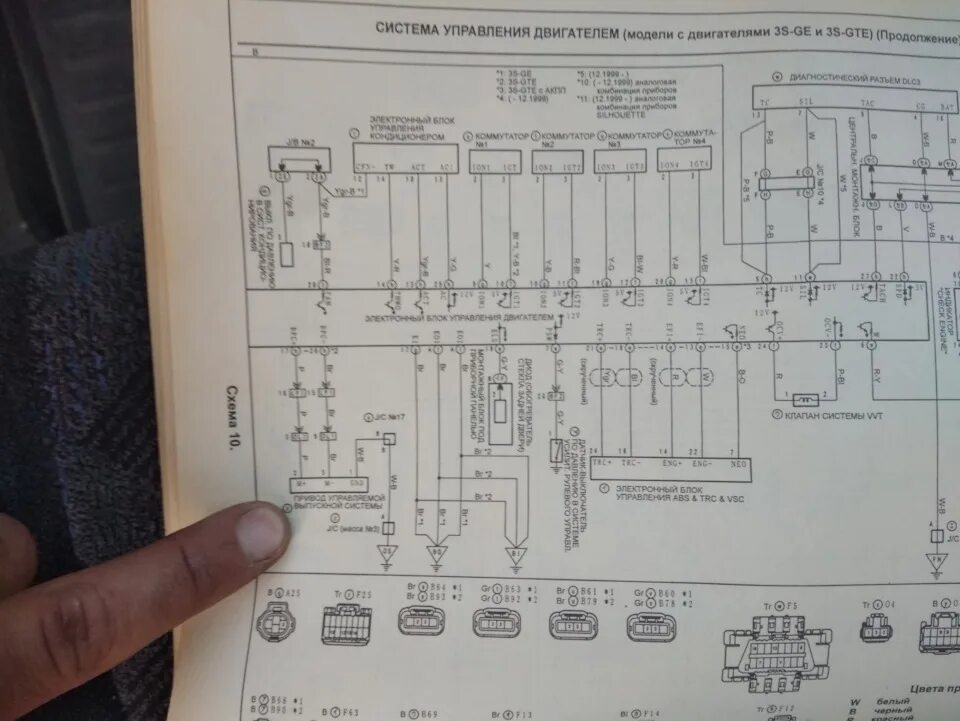 Подключение блока управления 1kr fe Выхлоп гтт на 3s fe (недоразумения) - Toyota Caldina (210), 2 л, 1997 года элект