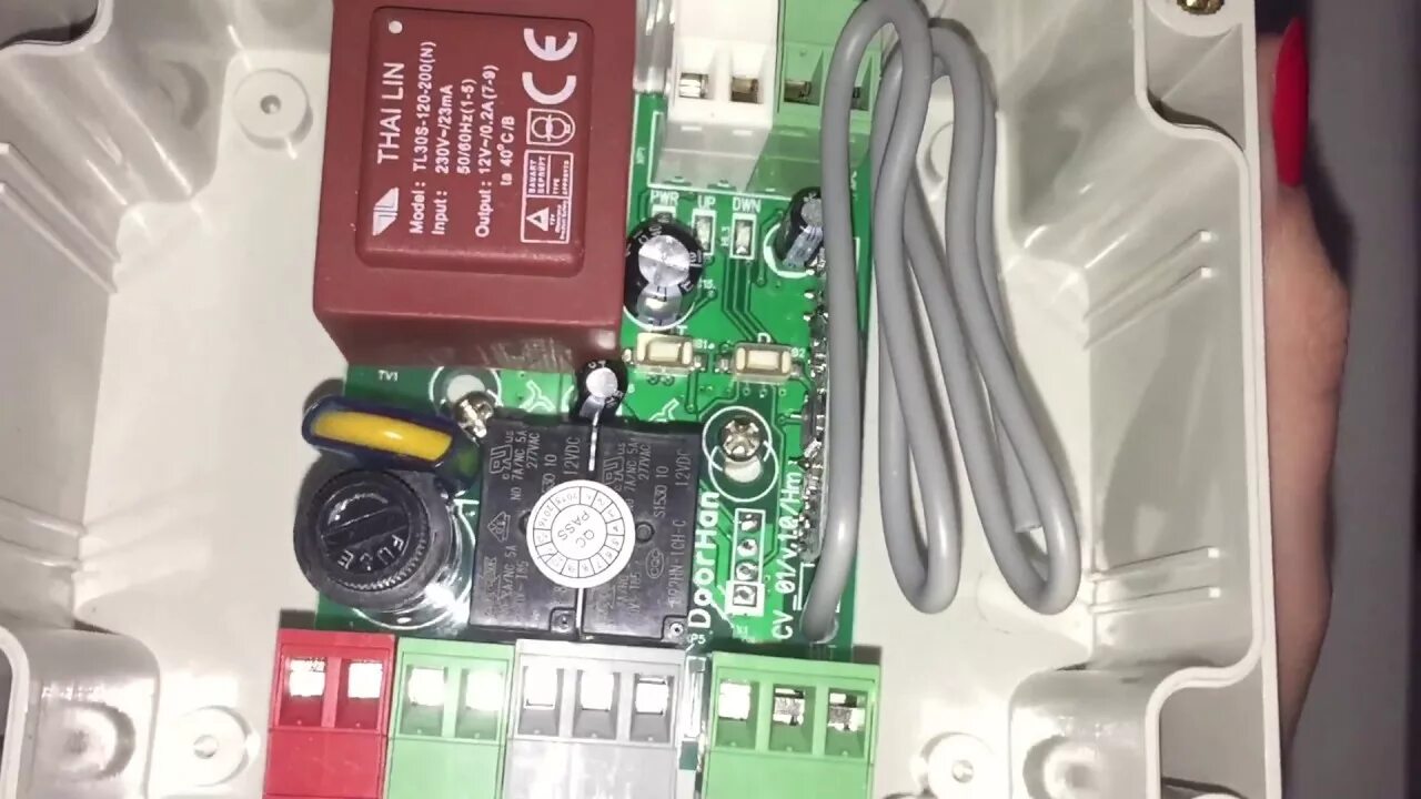 Подключение блока управления cv01 Блок управления CV0.1 - DoorHan - YouTube
