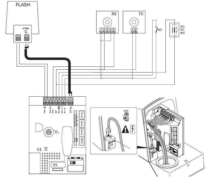 Подключение блока управления фильтром Помогите подружить Nice и HomeLink Страница 2 ВОРОТА ФОРУМ