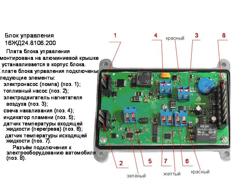 Подключение блока управления прамотроник 16жд24 Прамотроник 12жд24 схема фото