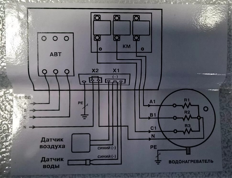 Подключение блока управления тенами Купить Автоматика и КИП в интернет-магазине Гидтепла.ру