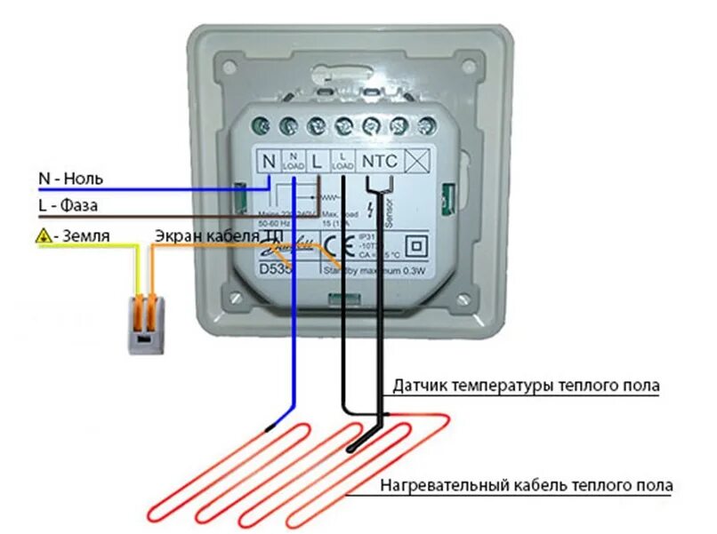 Подключение блока управления теплого пола Как правильно сделать теплый пол в бане своими руками