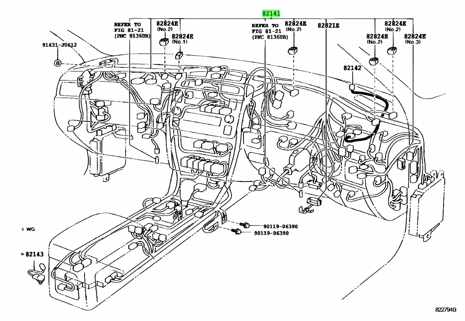 Подключение блока управления вентилятором тойота кроун grs180 Купить Toyota 821413F510 (82141-3F510) Wire, Instrument Panel. Цены, быстрая дос