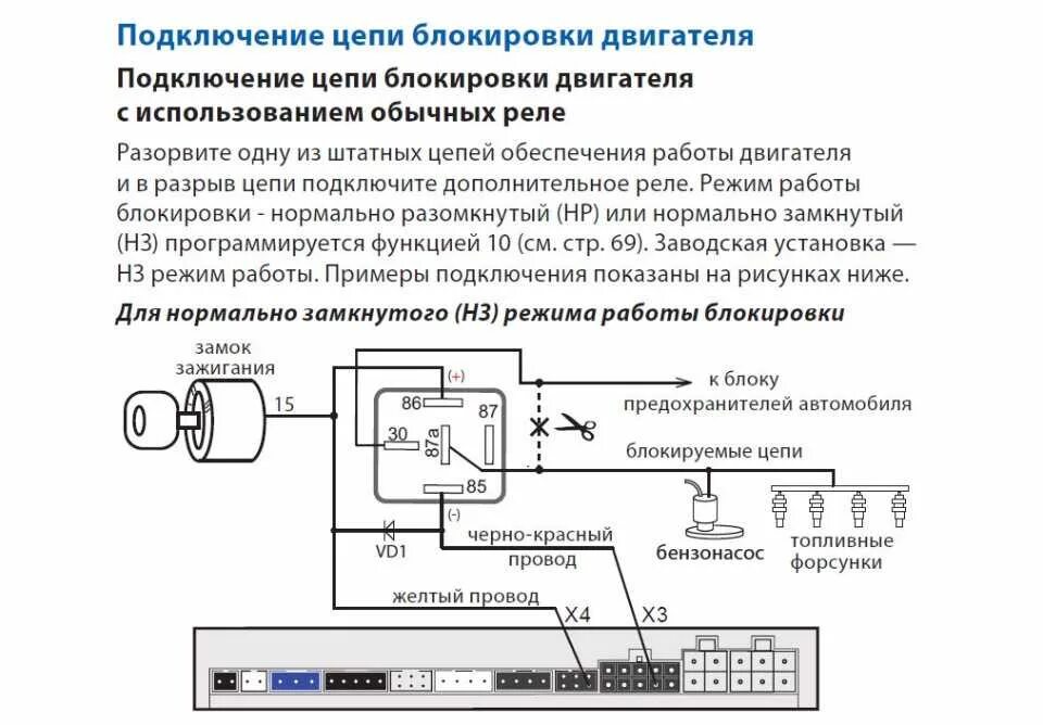 Подключение блокировки двигателя от сигнализации Может ли сигнализация влиять на работу двигателя автомобиля - фото - АвтоМастер 