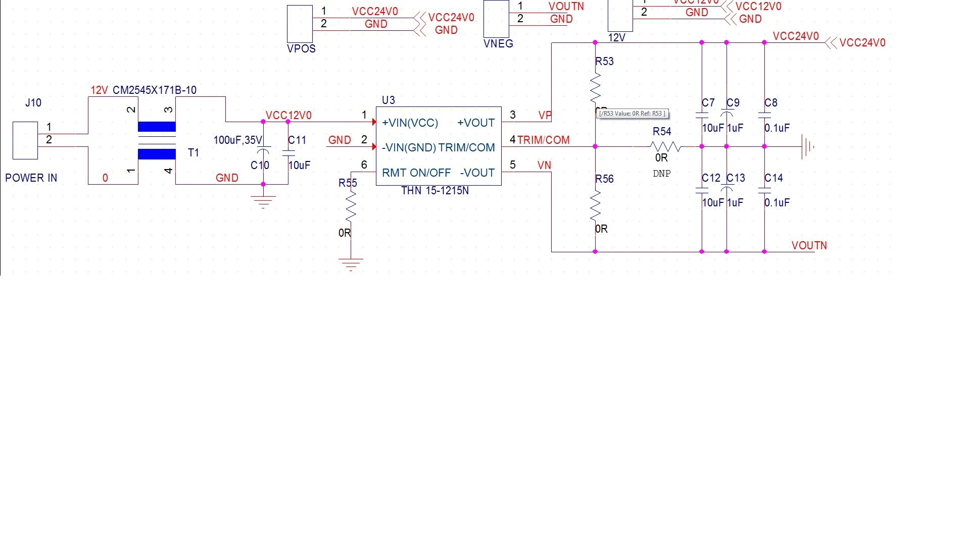 Подключение блоков dc dc Traco DC-DC Converter - Electrical Engineering Stack Exchange