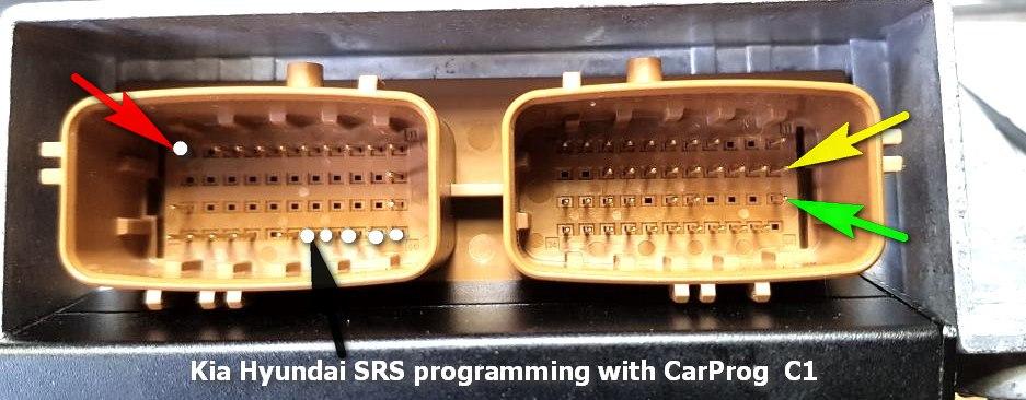 Подключение блоков srs Блок 95910-D7230 Tucson распиновка - AirBag (аирбэг) - Форум автомастеров carmas