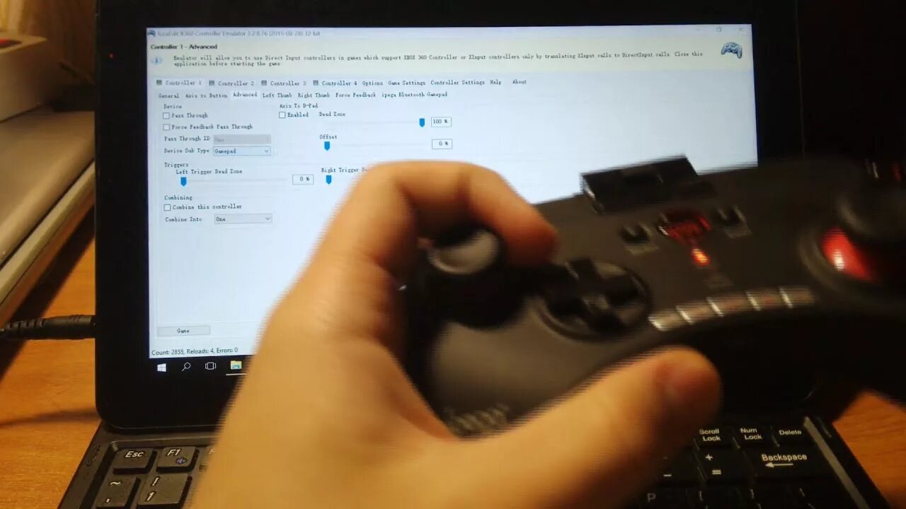 Подключение bluetooth джойстика к компьютеру Как подключить BlueTooth геймпад Exeq (Ipega) Renegade к Windows с помощью X360c