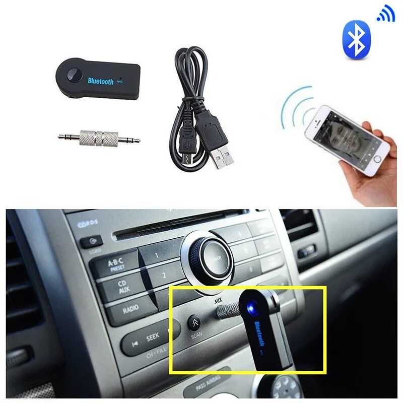 Подключение bluetooth к магнитоле Car mp3 adapter cable USB female 3.5MM U disk connector 12V car CD car aux car a