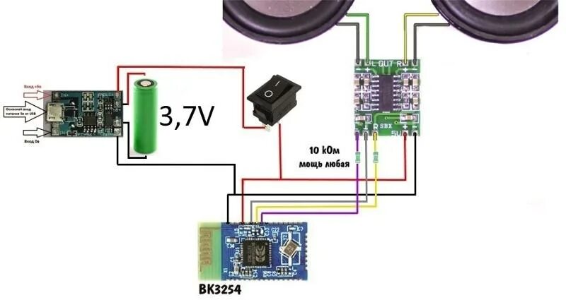 Подключение bluetooth колонки телефону Ответы Mail.ru: Написали, что блютуз модуль может сгореть из за этой схемы. Точн