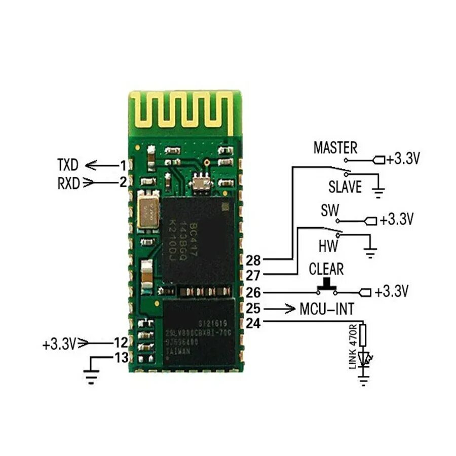 Подключение bluetooth устройств 5 шт. HC-06 HC06 RF Беспроводной Bluetooth приемопередатчик Ведомый Модуль SPP д