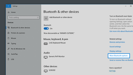 Подключение bluetooth windows 10 Как найти параметры Bluetooth в Windows - Служба поддержки Майкрософт