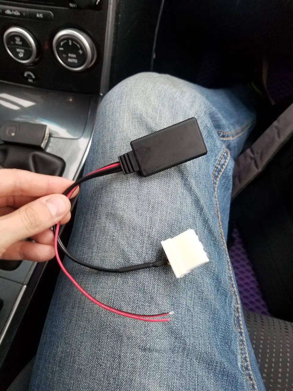 Подключение блютуз адаптера к магнитоле Bluetooth адаптер для штатной магнитолы. Ну и масло поменял - Mazda 6 (1G) GG, 2