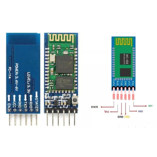 Подключение блютуз датчика Bluetooth-модуль HC-05 (распаянный) - купить по выгодной цене Youbot.ru